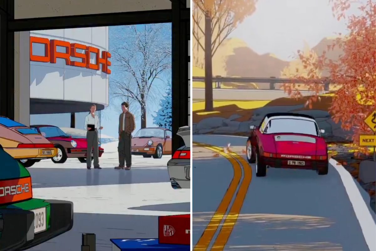 ‘Reject AI’: Porsche advert praised for hand drawn Christmas advert