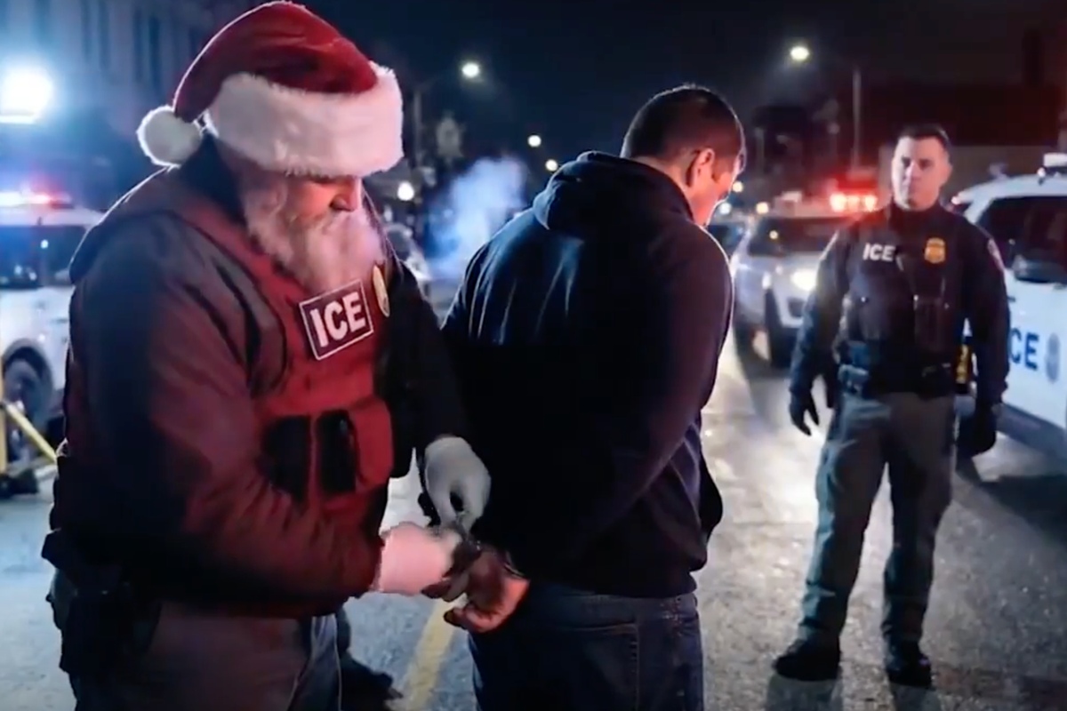 ICE rope in Santa in latest 'disgusting' AI video