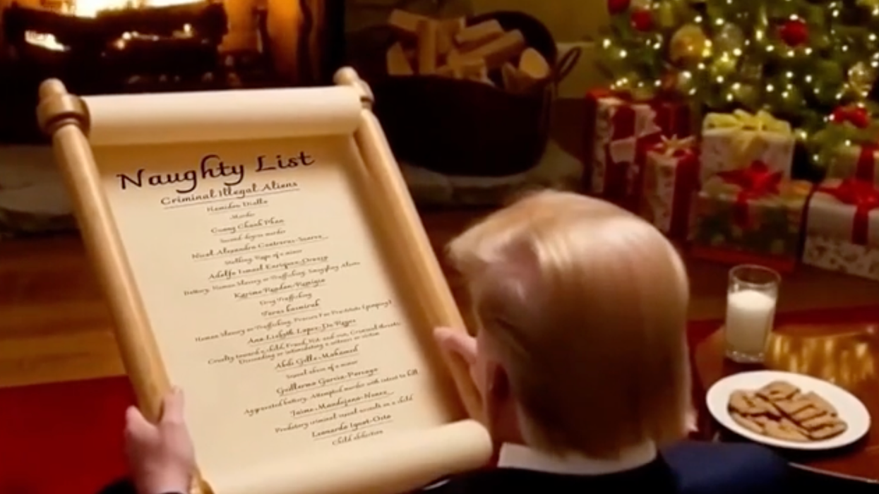 White House slammed for hosting AI live stream of Trump checking his 'naughty list'