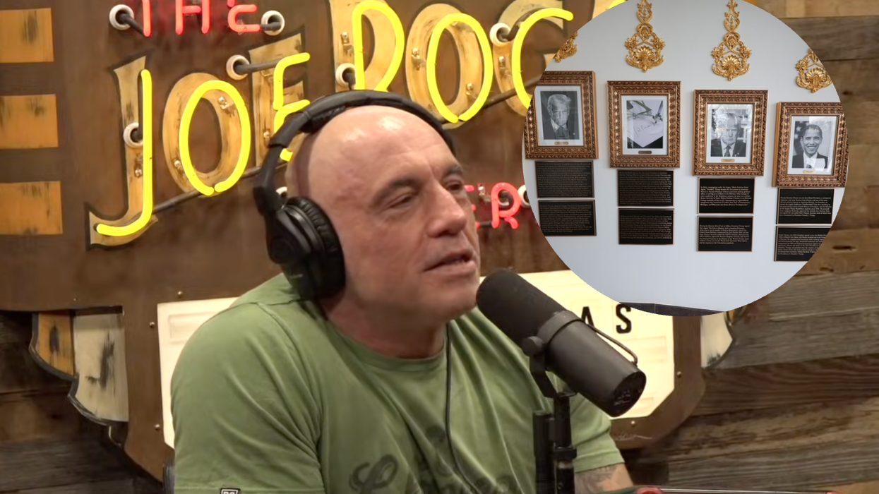 Joe Rogan says Trump is 'losing it' over latest plaque stunt
