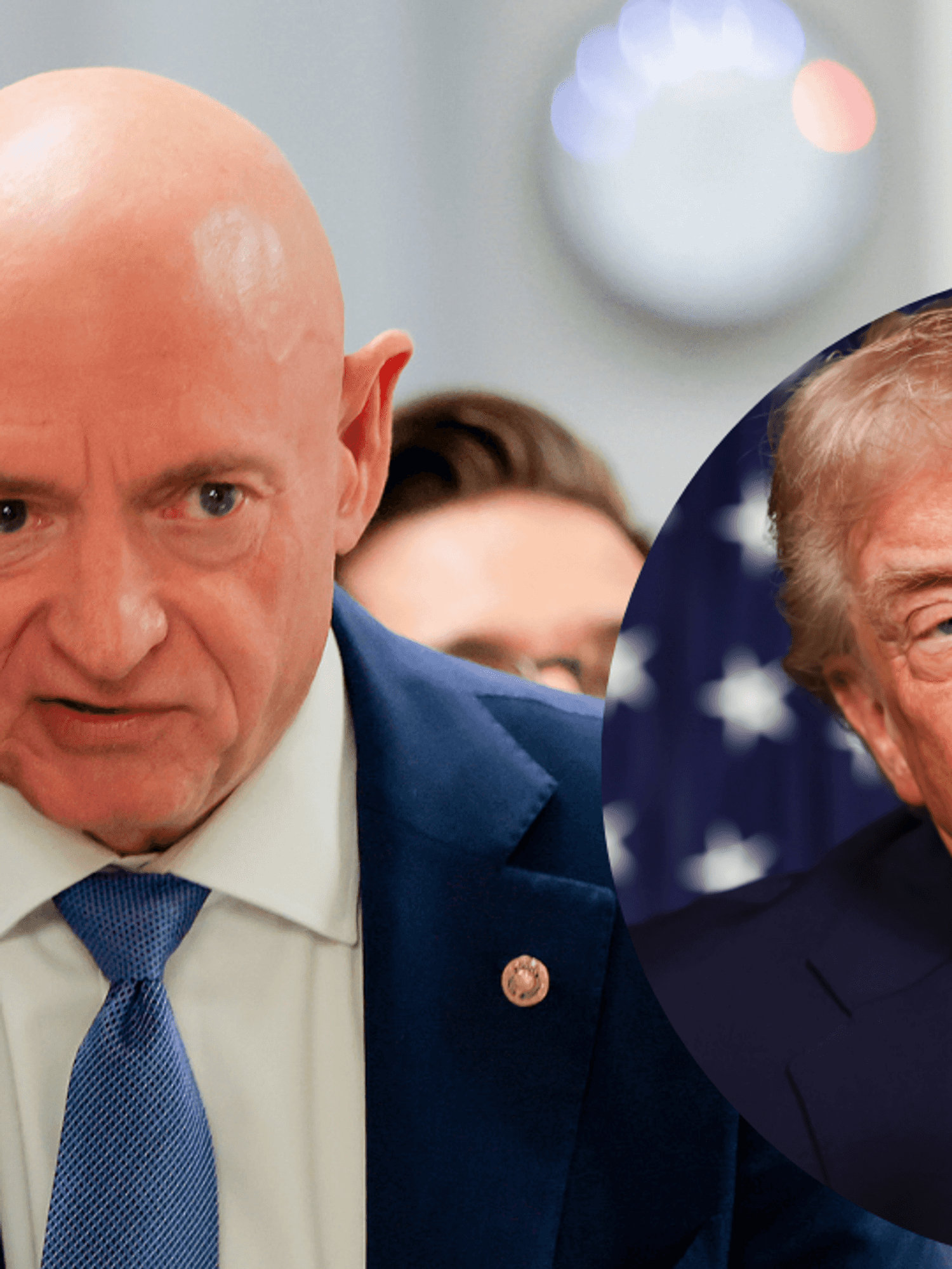 Mark Kelly skewers Trump over his lack of service in response to Hegseth's retirement threat