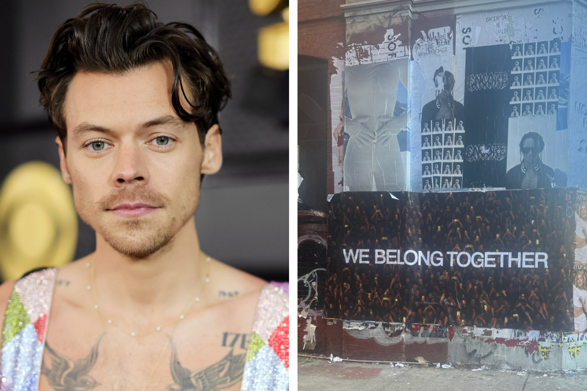 Why are mysterious Harry Styles posters popping up in major cities?