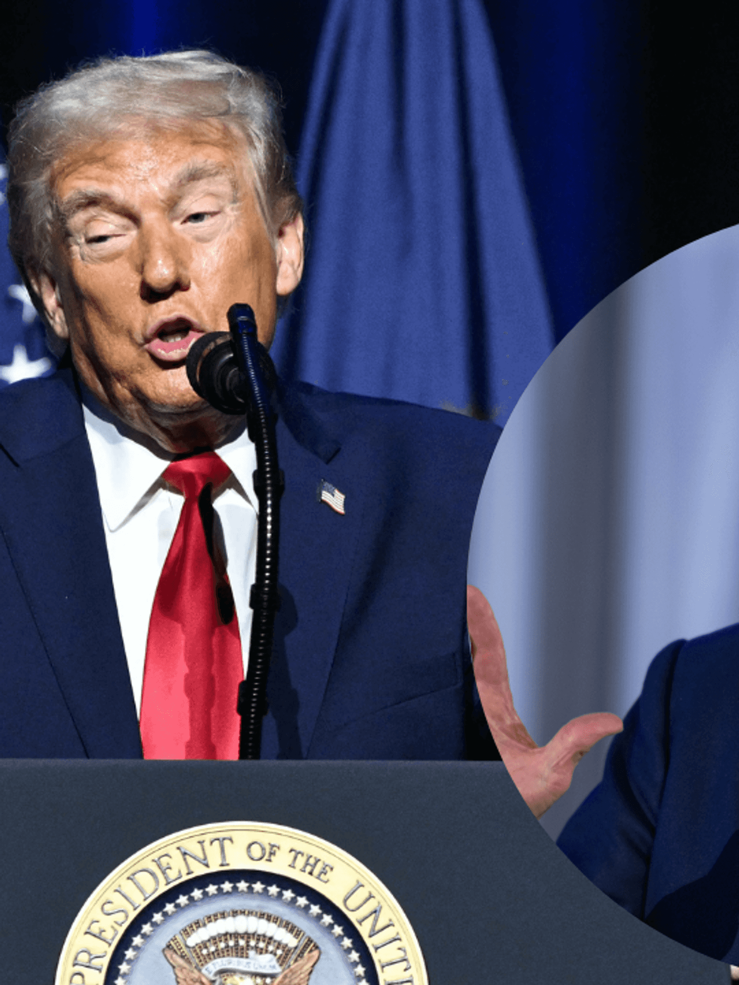 Donald Trump mocks Biden's cough to awkwardly silent room