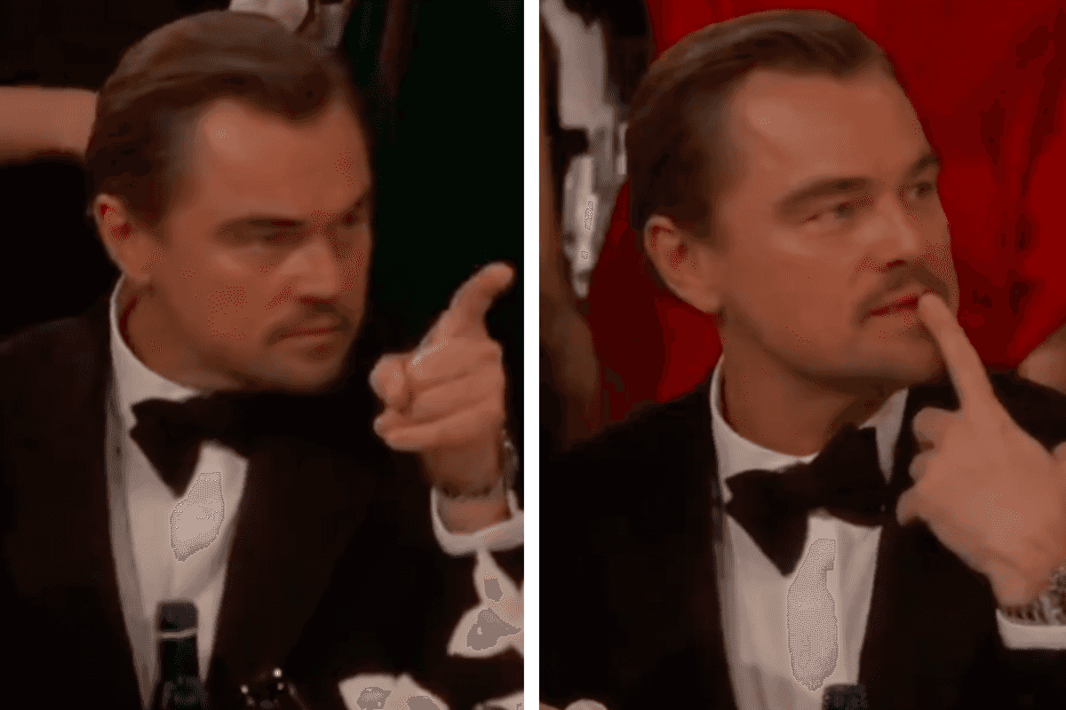 Mystery solved: Who was Leonardo DiCaprio talking to during that golden globes meme moment?