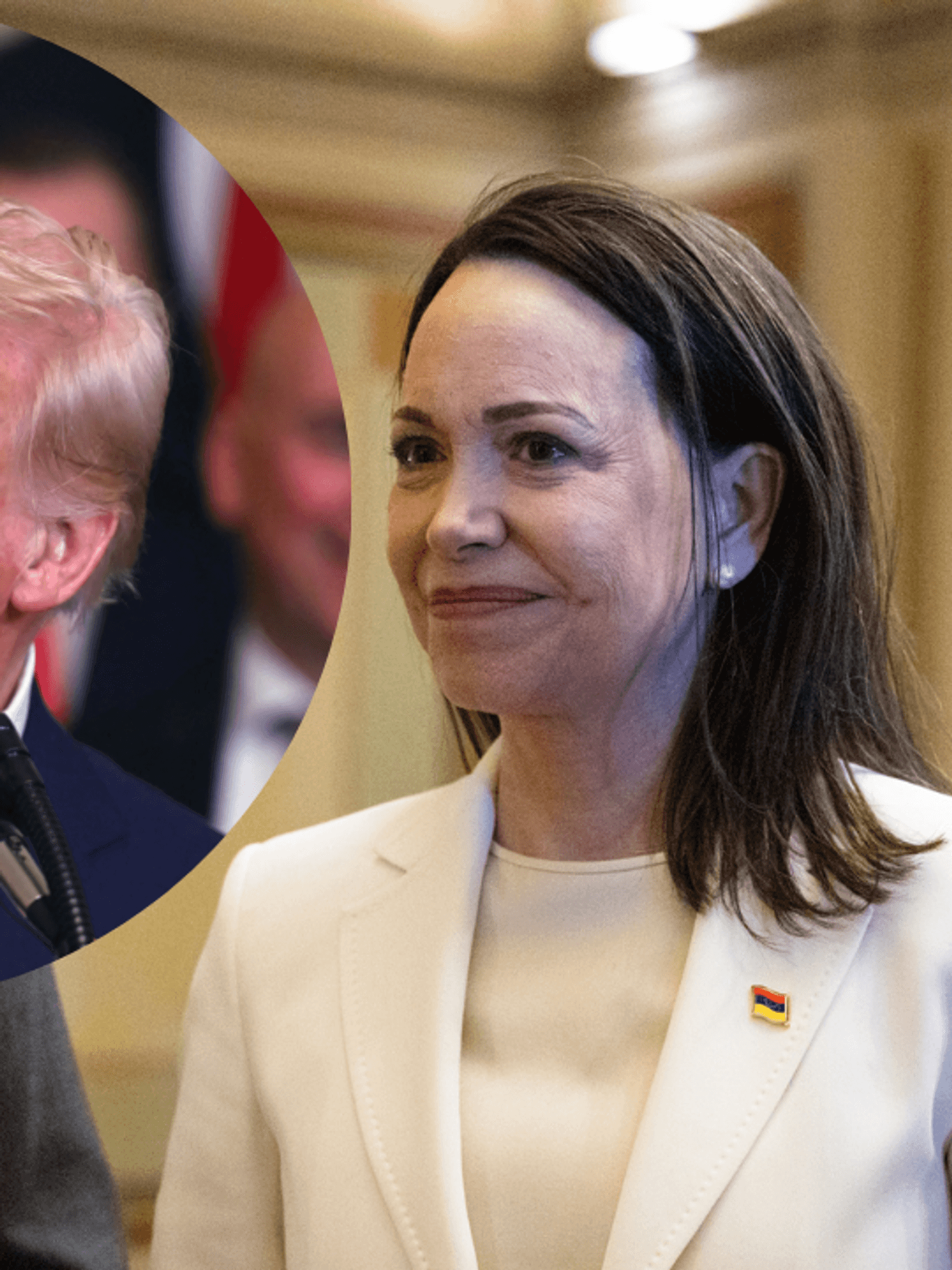 MarÃa Corina Machado on 'emotional' moment she gave Trump award despite Nobel Peace Prize rules