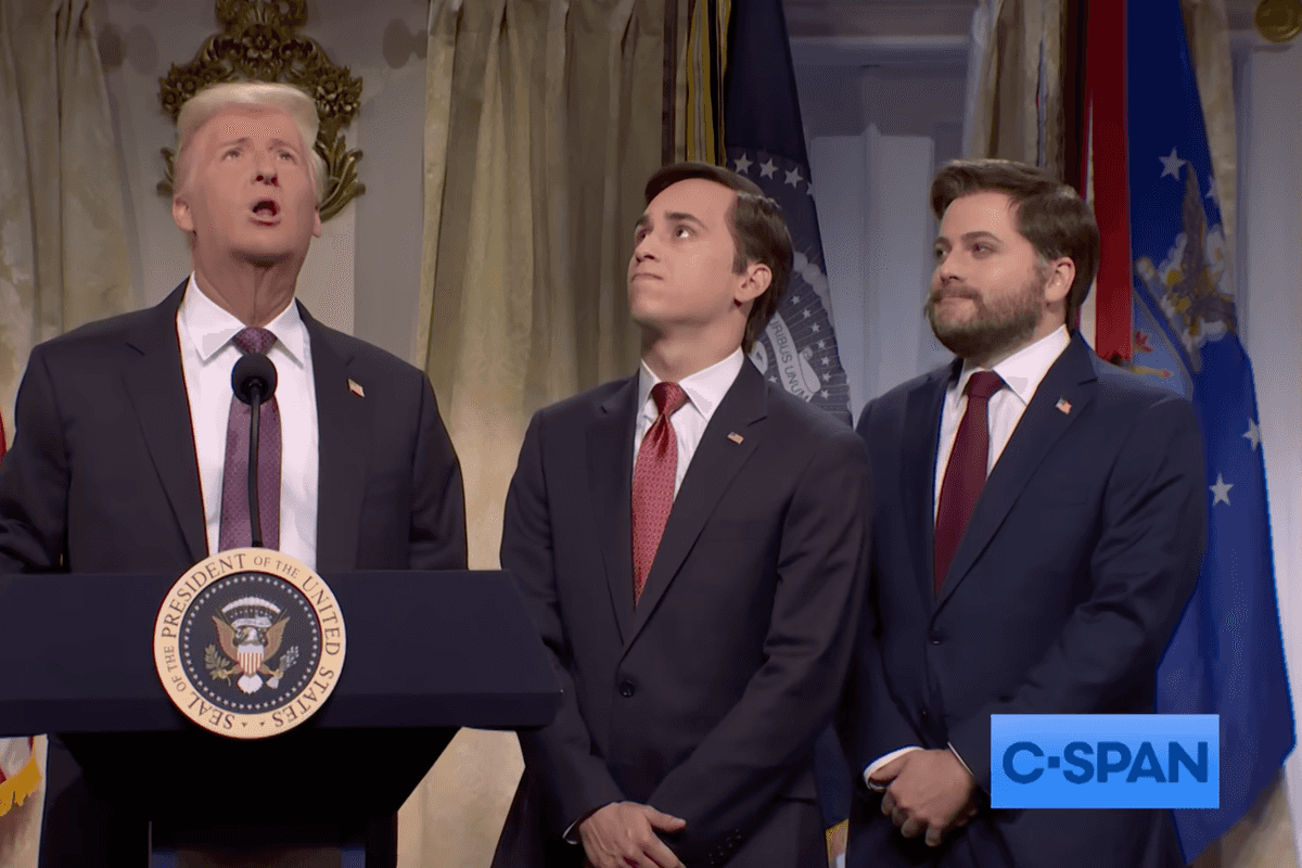 Saturday Night Live mocks Trump and his 'Cabinet of curiosities' in first sketch of the year