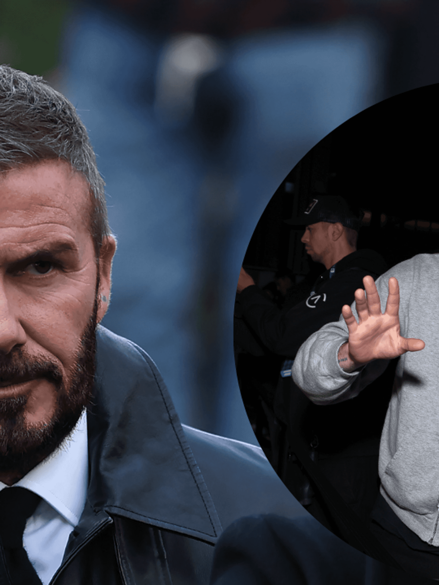 David Beckham dodges questions on Brooklyn's bombshell statement on family feud