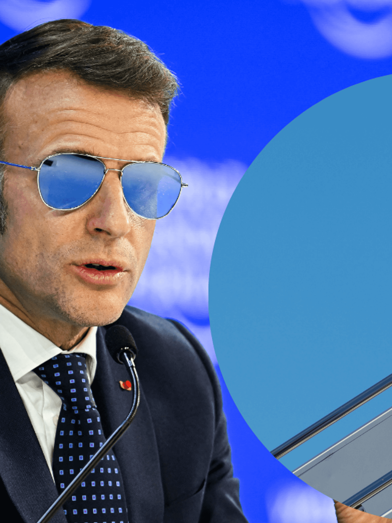 French President Macron just gave the most powerful rebuke of Donald Trump yet