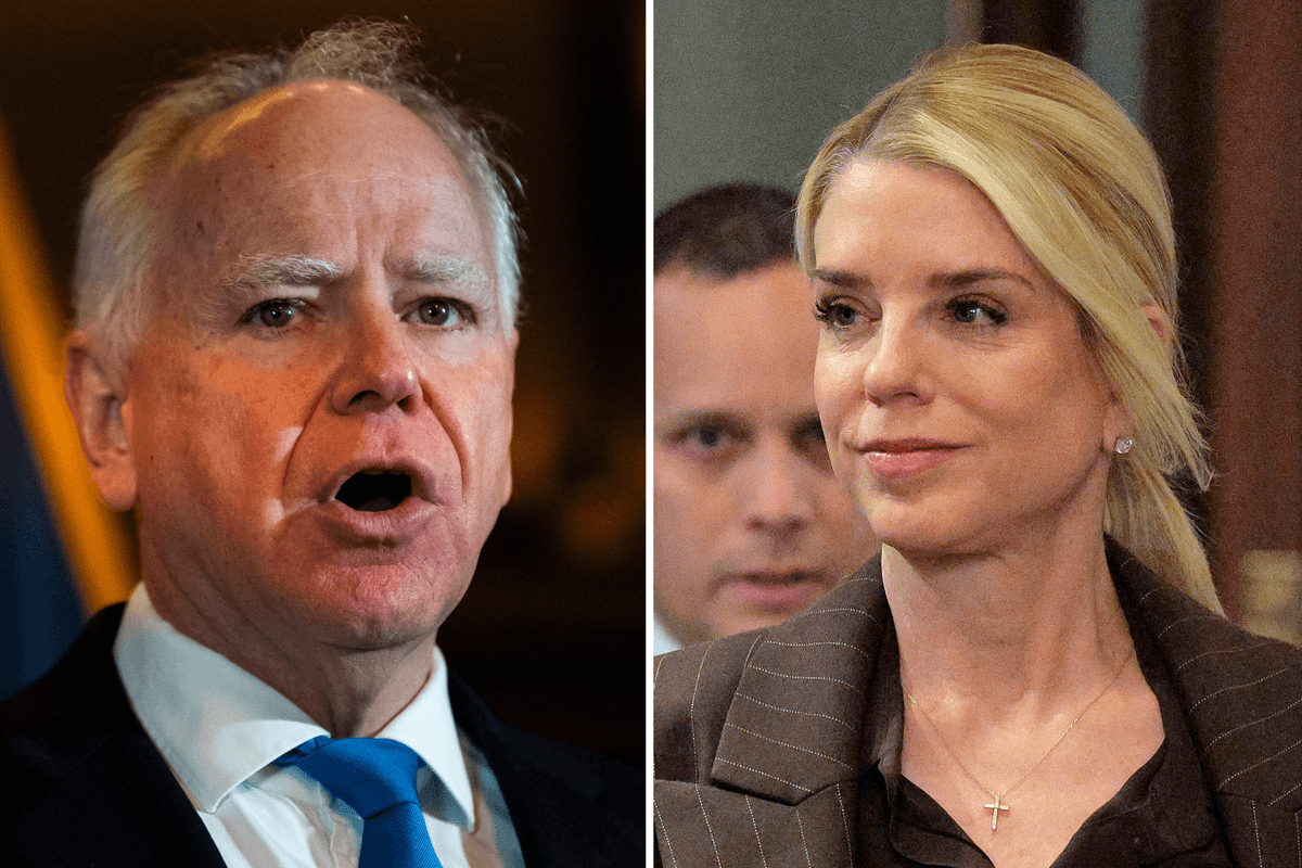 Tim Walz claps back at Pam Bondi's demands in the best way possible