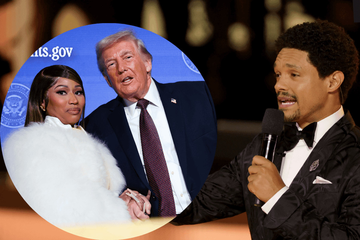 Nicki Minaj's absence at the Grammys cheered as Trevor Noah mocks Trump