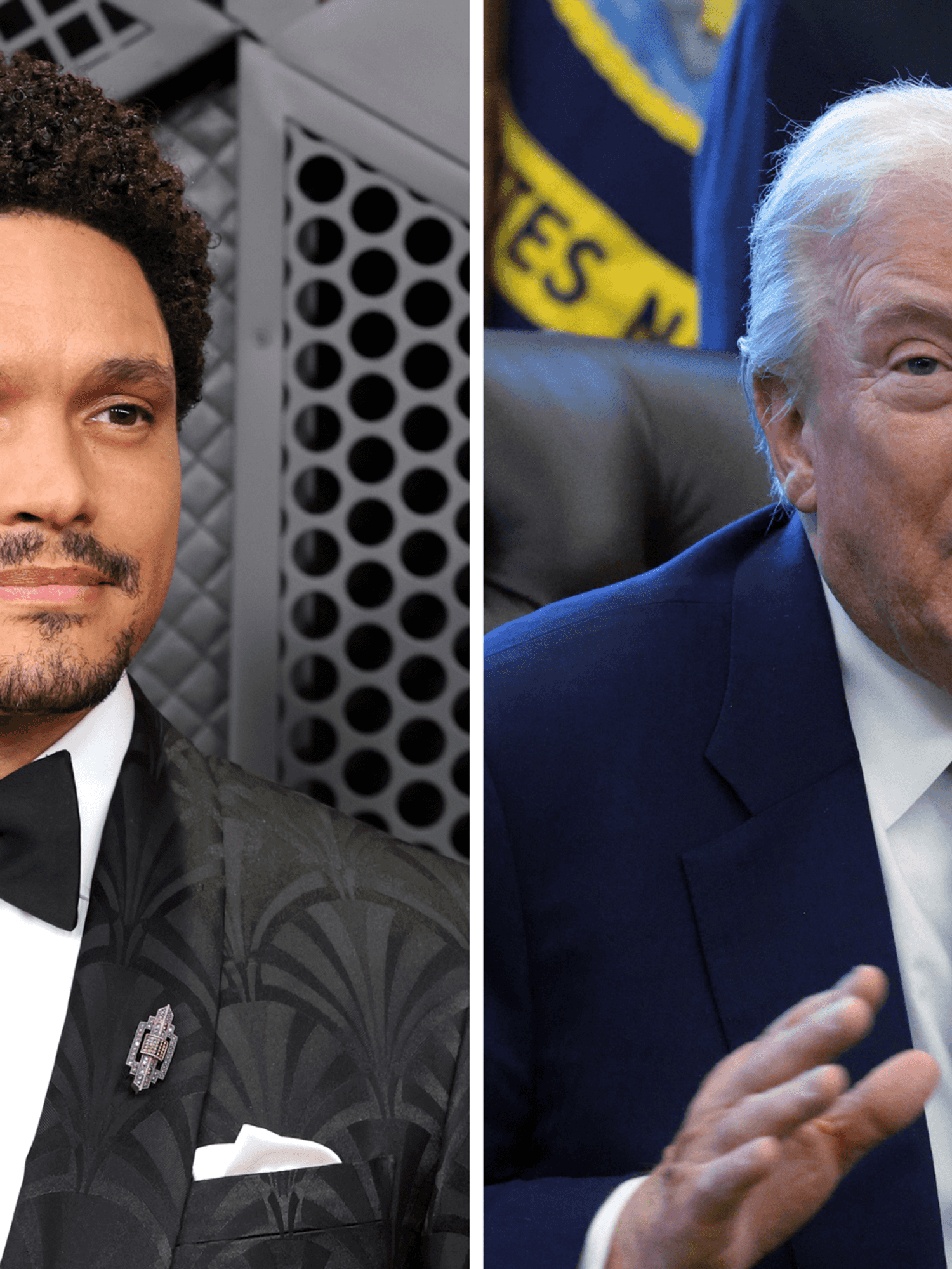 Trump threatens to sue Grammys host Trevor Noah over Epstein island remark