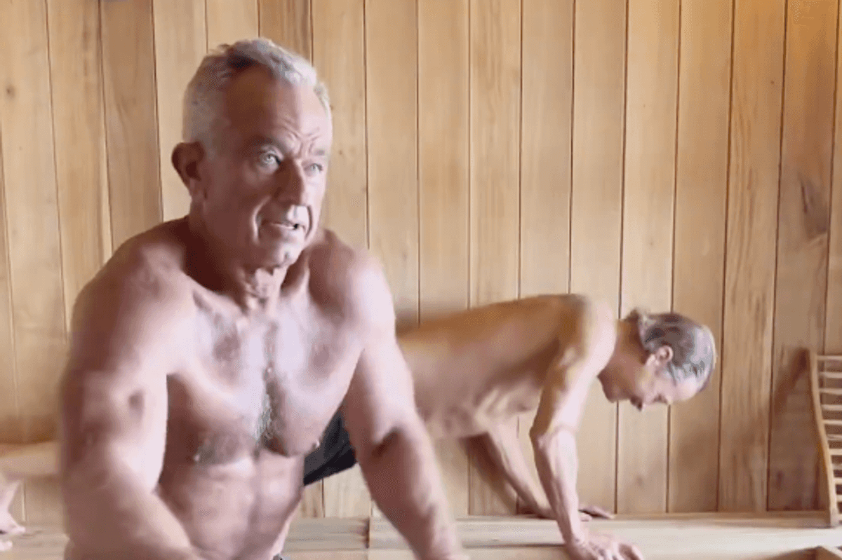 One detail in RFK Jr’s workout video with Kid Rock leaves viewers completely baffled