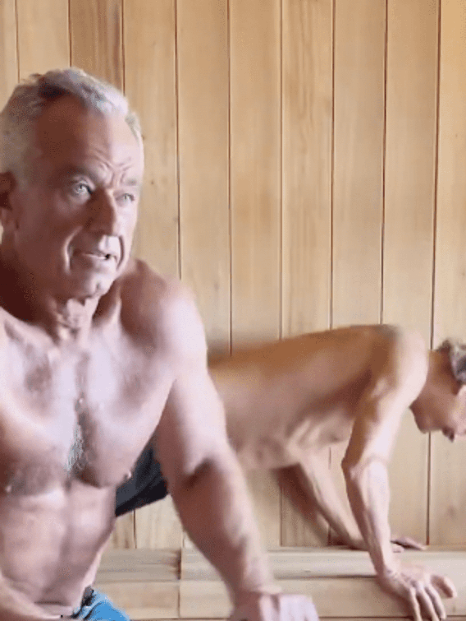 One detail in RFK Jr’s workout video with Kid Rock leaves viewers completely baffled