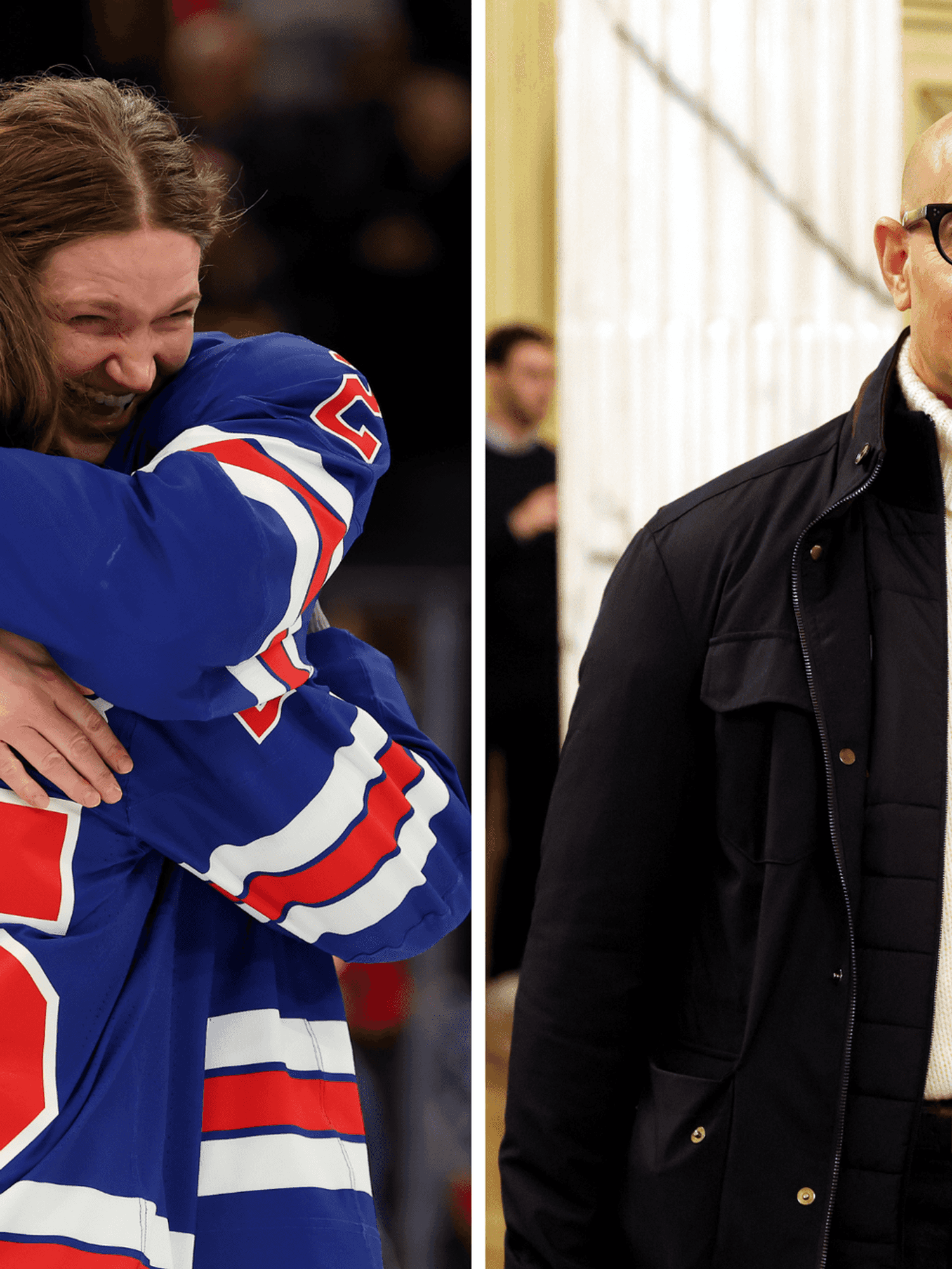 USA women's hockey team had lunch with Stanley Tucci in Milan and everyone is making this comparison