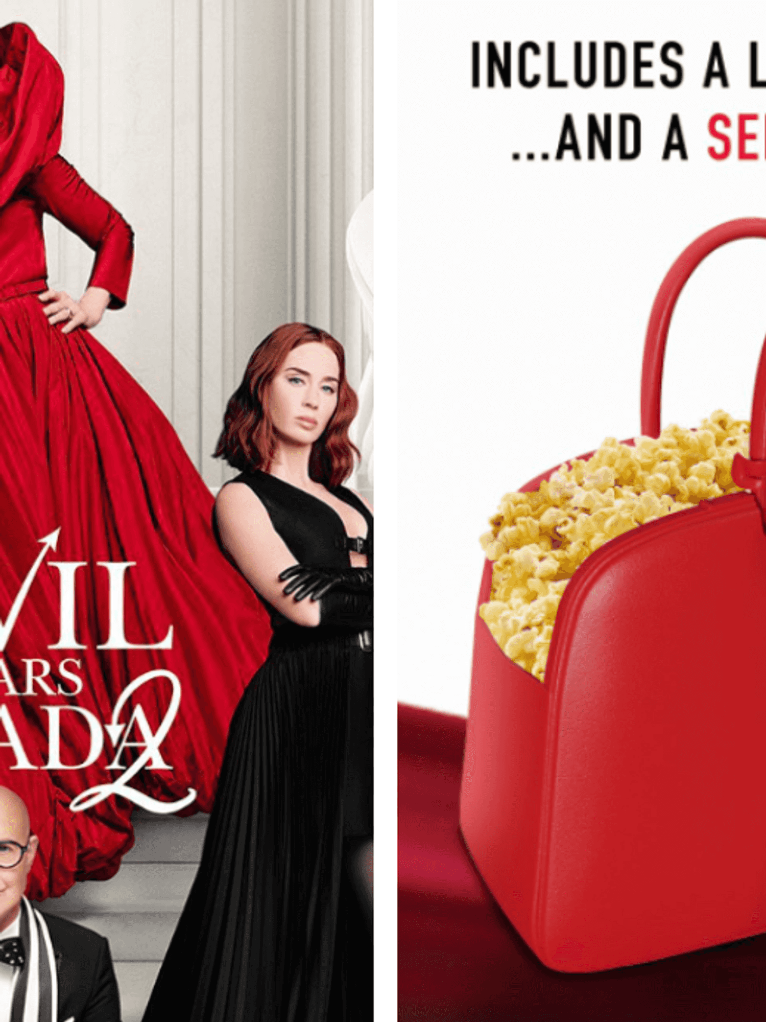 Devil Wears Prada 2 fans lose their minds over purse popcorn bucket