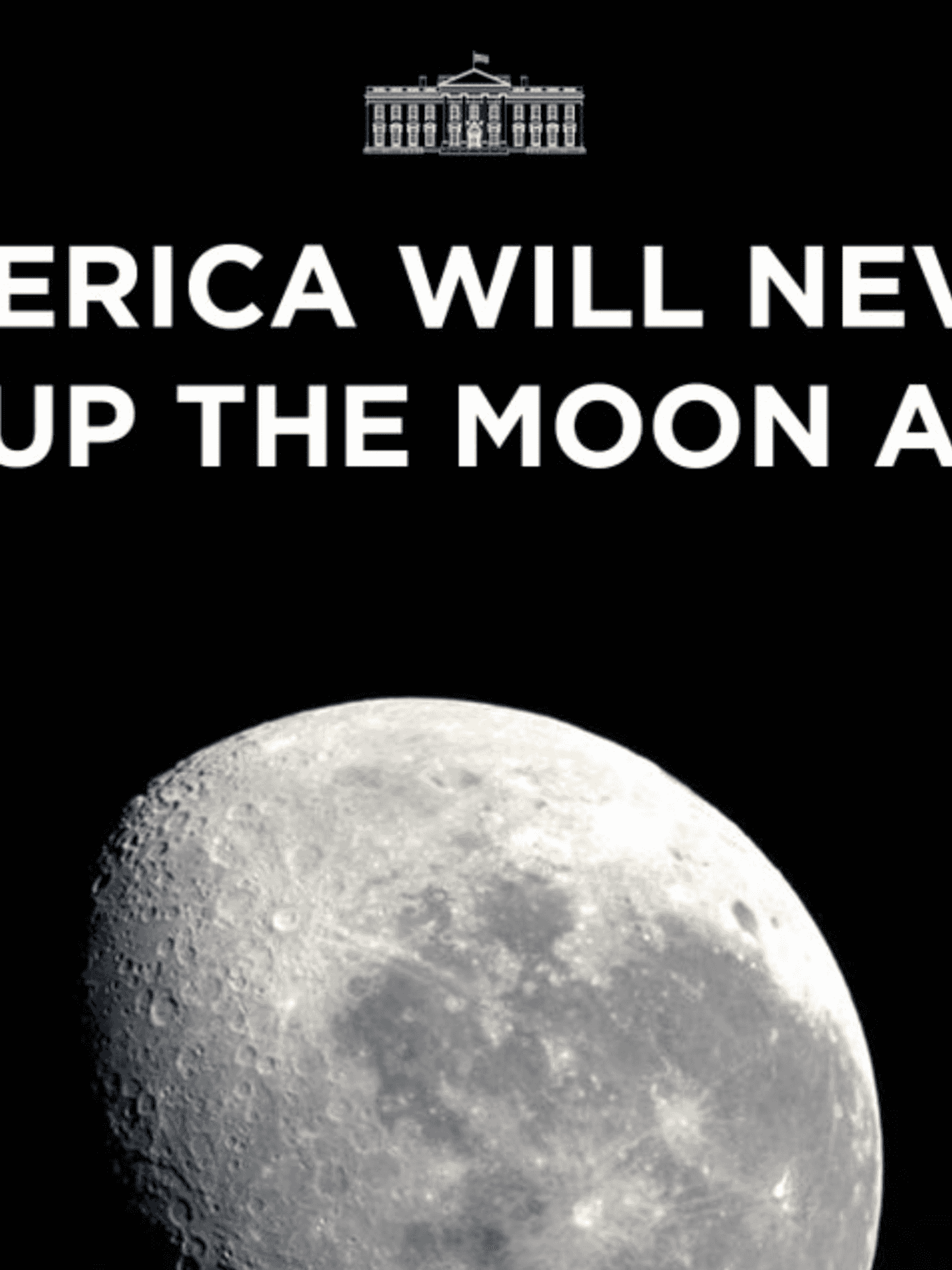The US are no longer just eyeing up taking over countries - but the Moon too