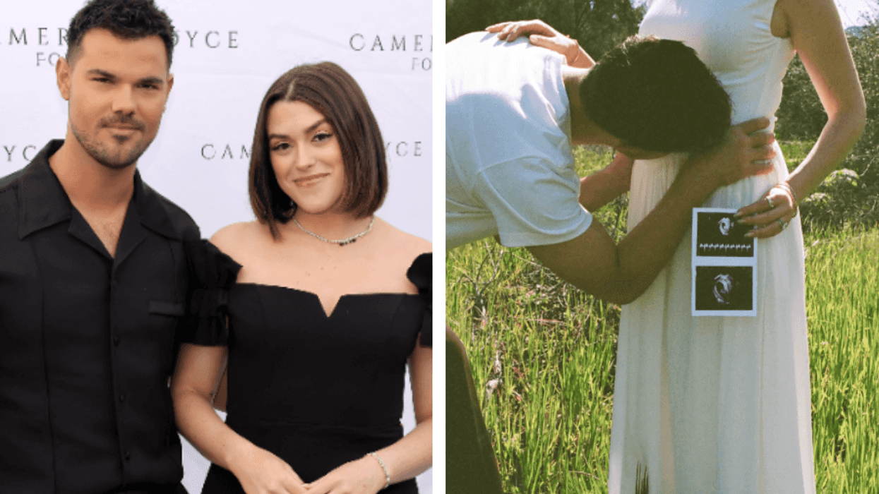 Taylor Lautner and Tay Lautner are expecting a baby – and the jokes write themselves