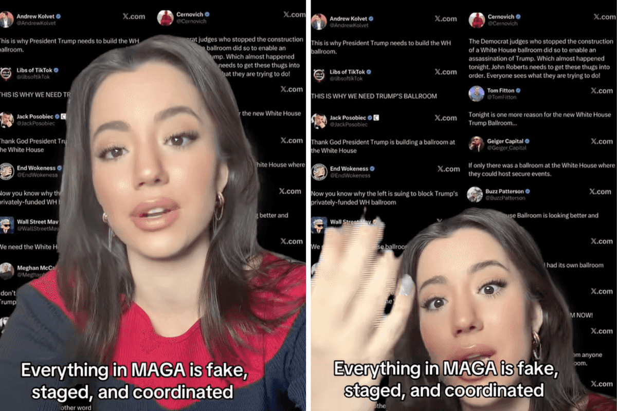 Ashley St Clair lifts lid on apparent coordination in 'ballroom' tweets by MAGA influencers