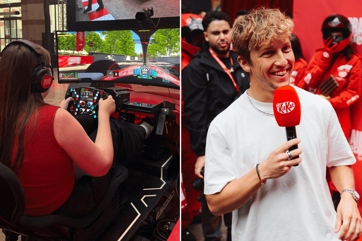 I sim-raced against an F1 driver around the streets of Paris - this is how it went