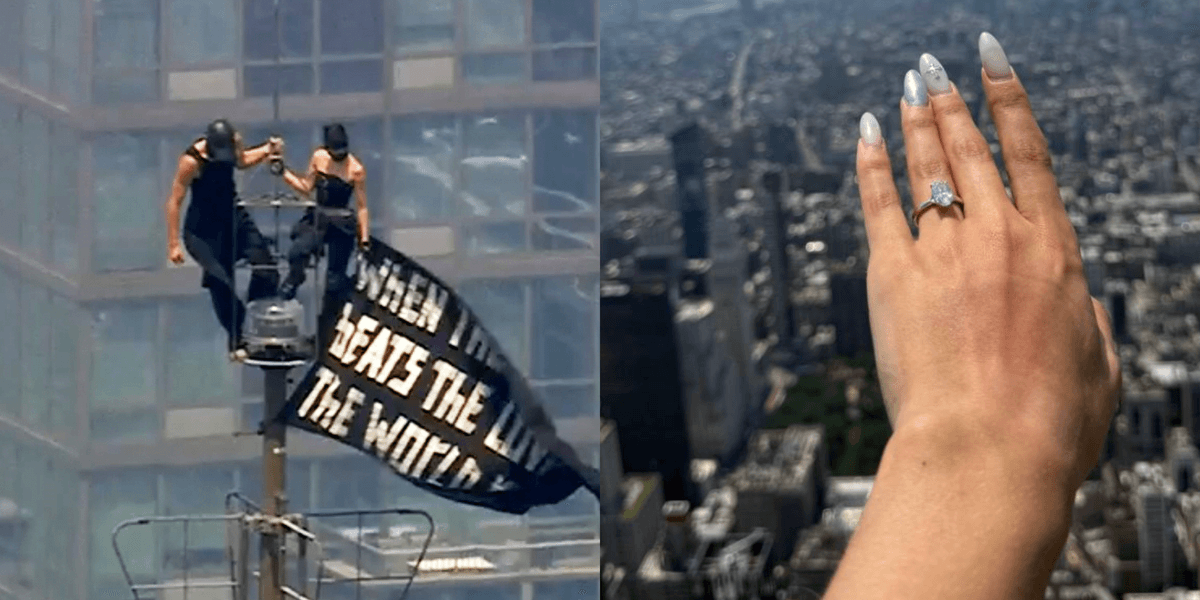 Couple engaged on Empire State 'reset the standard' for relationships: 'Bare minimum'