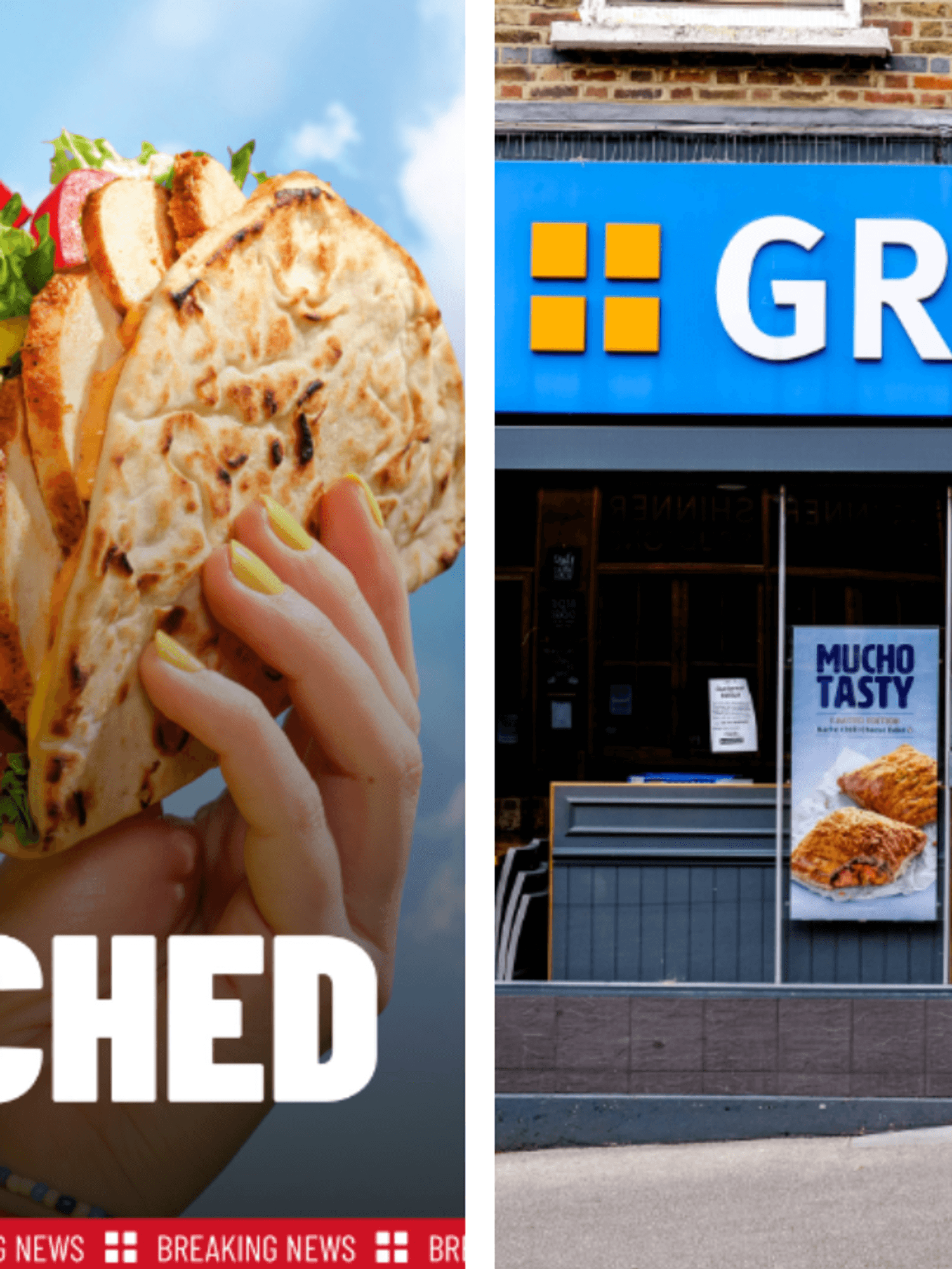 Greggs’ World Cup stunt sees Mexican-inspired items 'benched' for big England clash