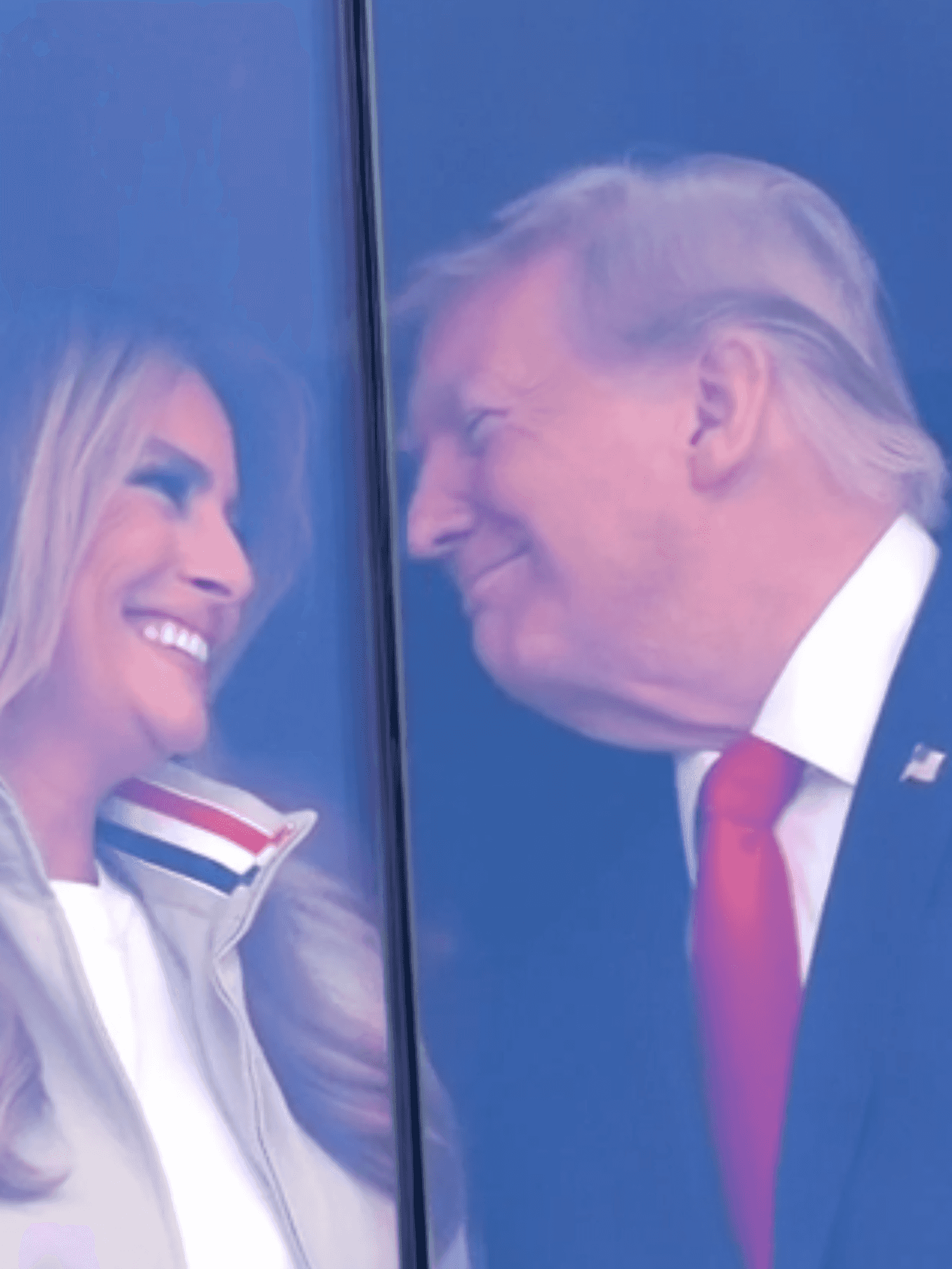 Video of Donald Trump and Melania at World Cup goes viral - but there's a problem