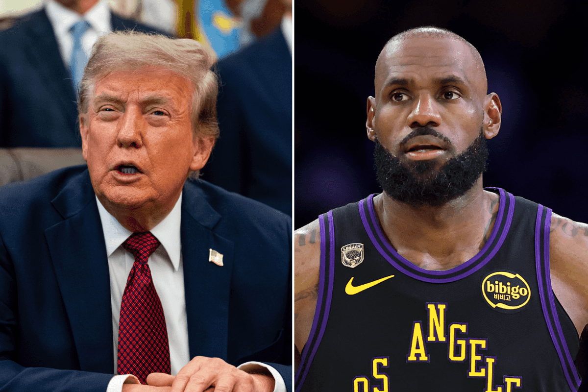 Trump criticised after he bizarrely suggests LeBron James is 'racist'