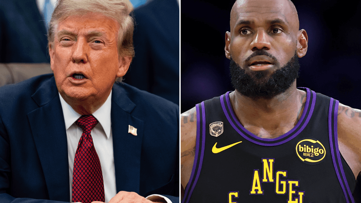 Trump criticised after he bizarrely suggests LeBron James is 'racist'