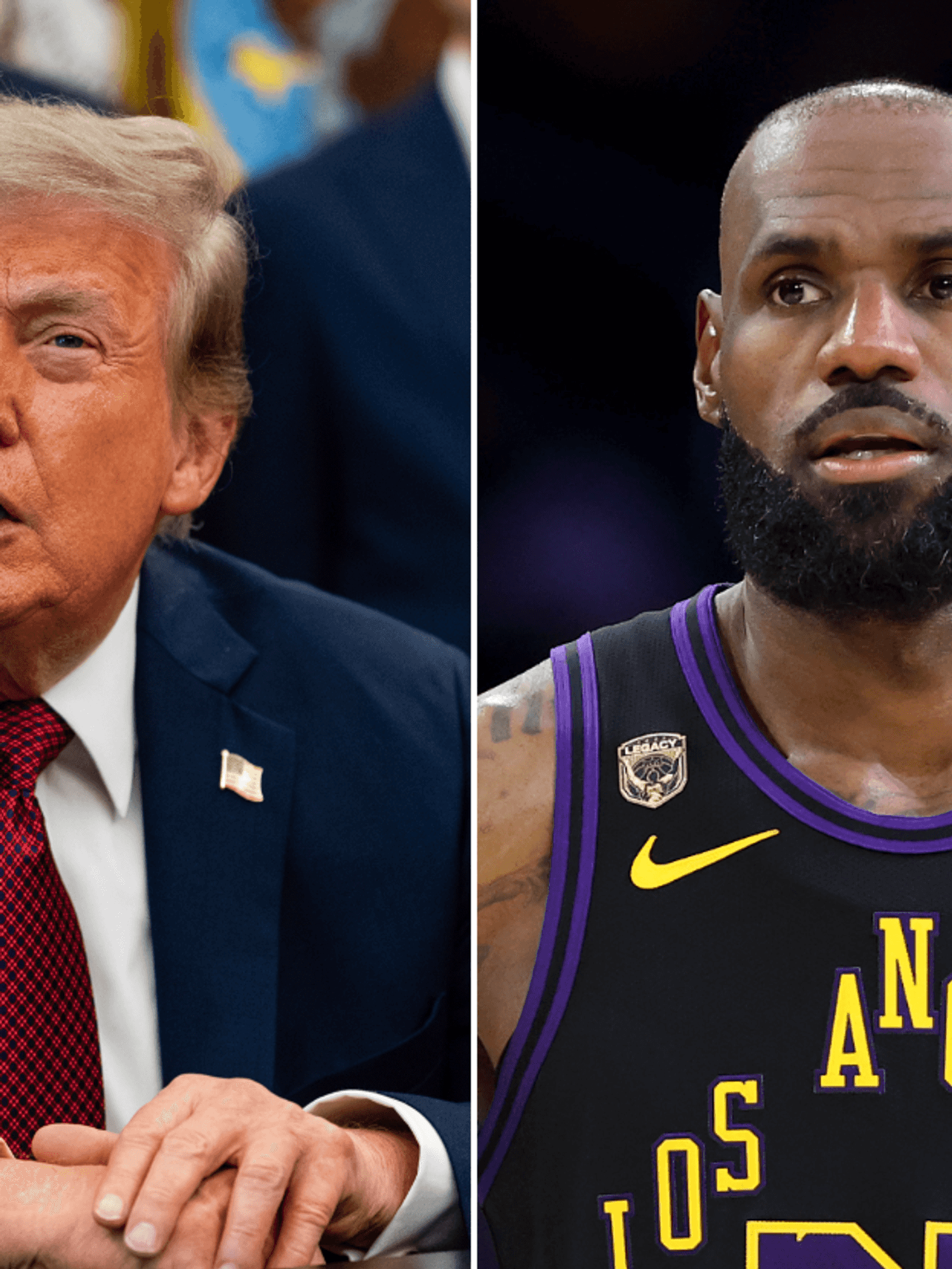 Trump criticised after he bizarrely suggests LeBron James is 'racist'