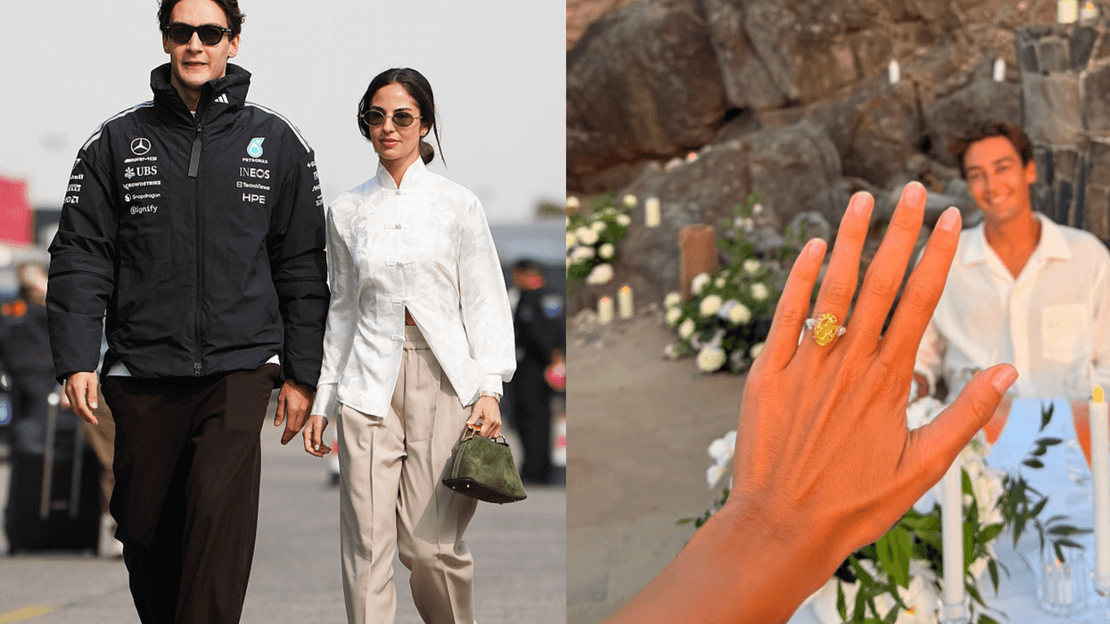 The details on Carmen Montero Mundt’s huge ring following engagement to George Russell