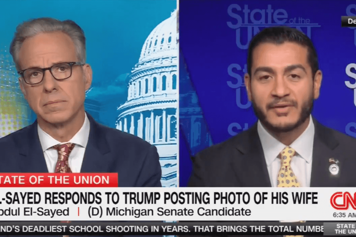 Abdul El-Sayed had perfect response to Trump's 'Islamophobic' post about him and wife
