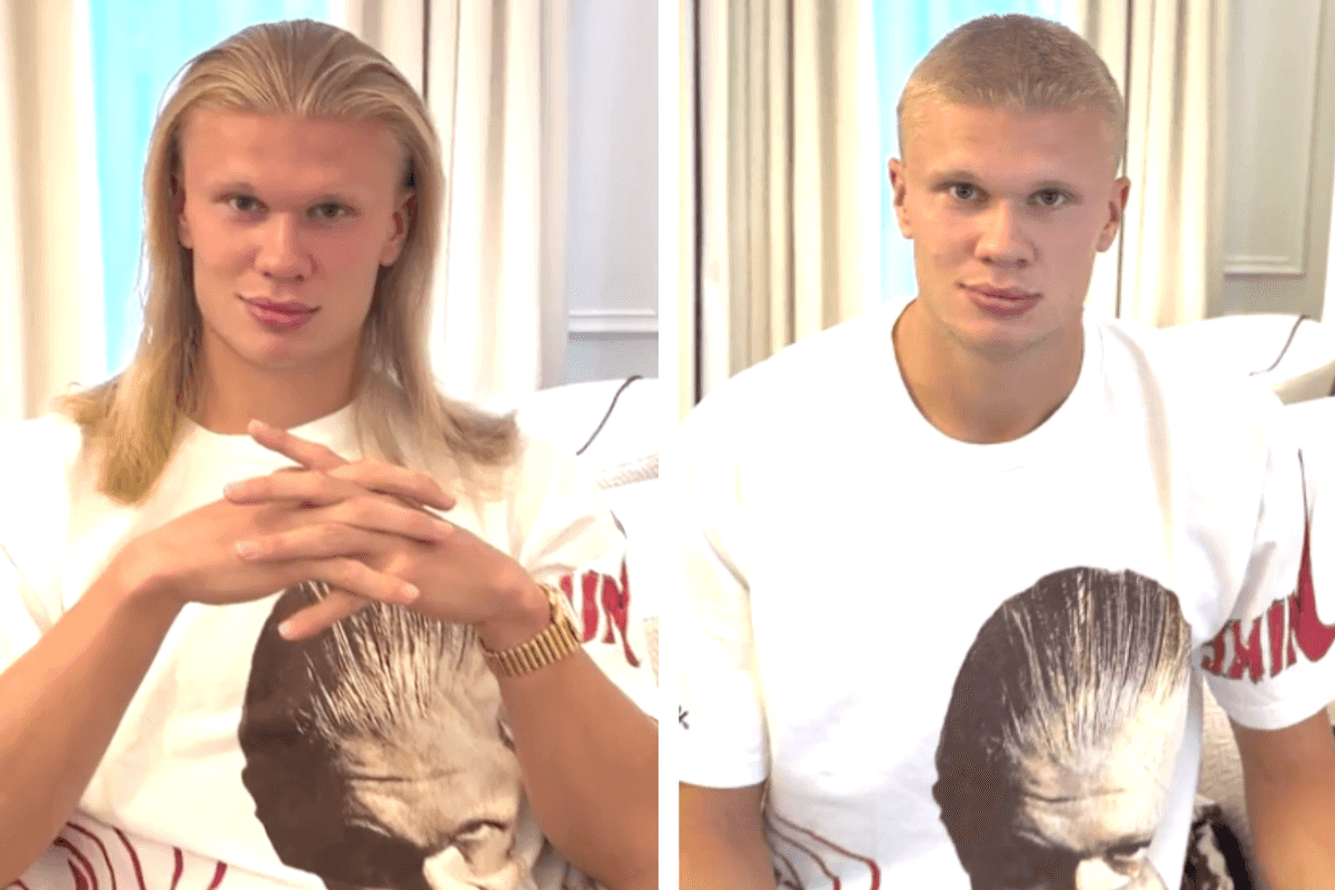 Erling Haaland has chopped off his iconic hair and fans are losing it