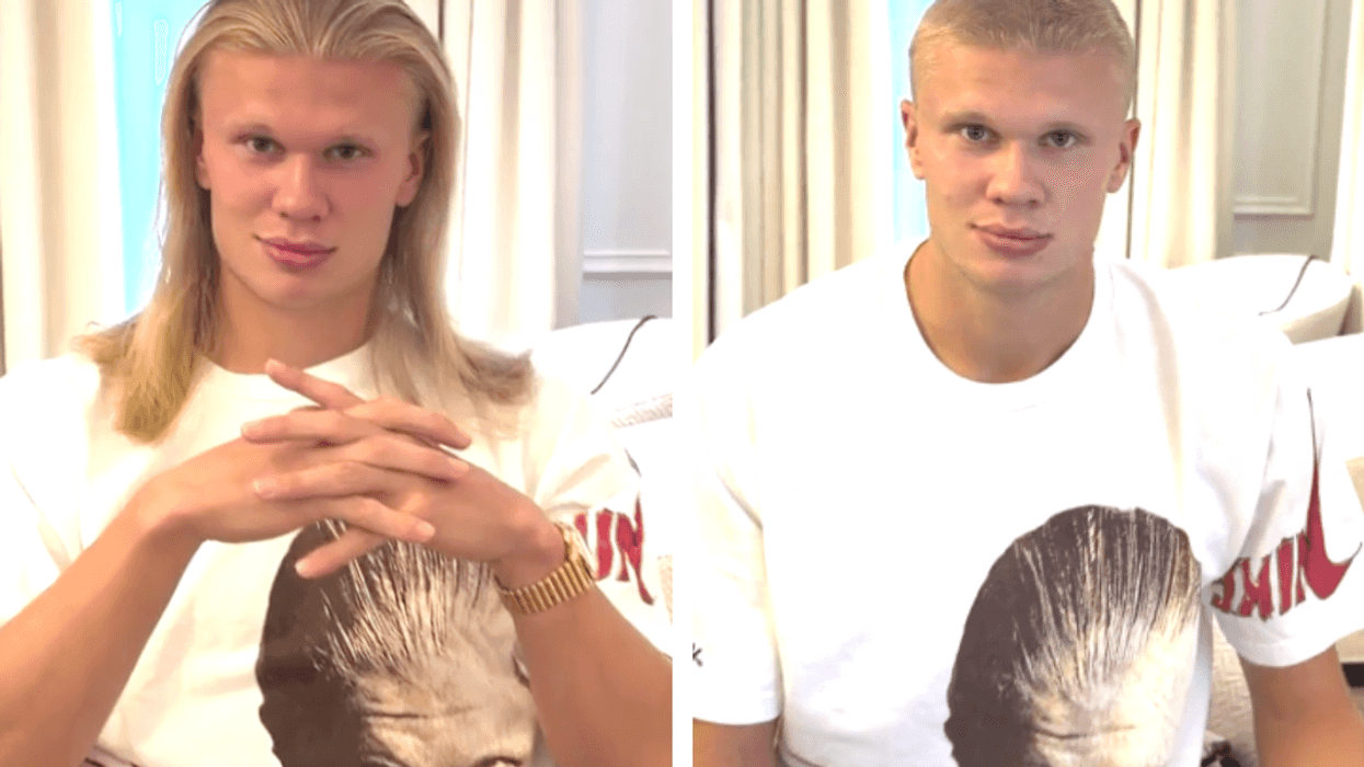 Erling Haaland has chopped off his iconic hair and fans are losing it