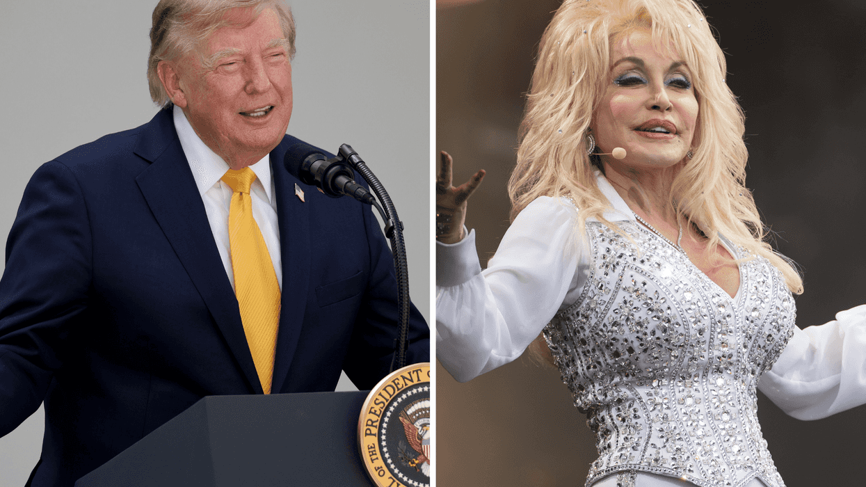 Trump boasted that Dolly Parton 'really liked me' – but people aren't having it