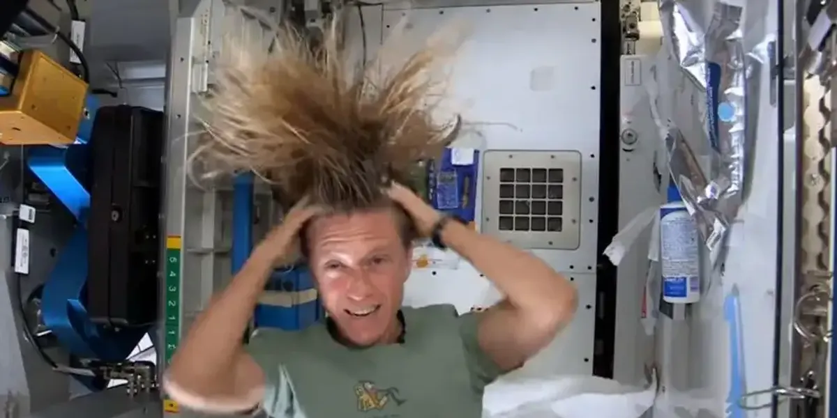 This is how astronauts wash their hair in space - and it's rather unconventional