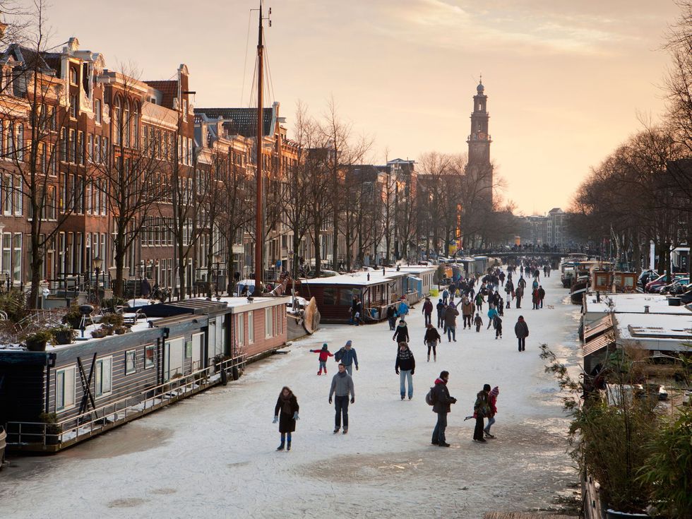 Imagine you\u2019re skating down one of Amsterdam\u2019s frozen canals