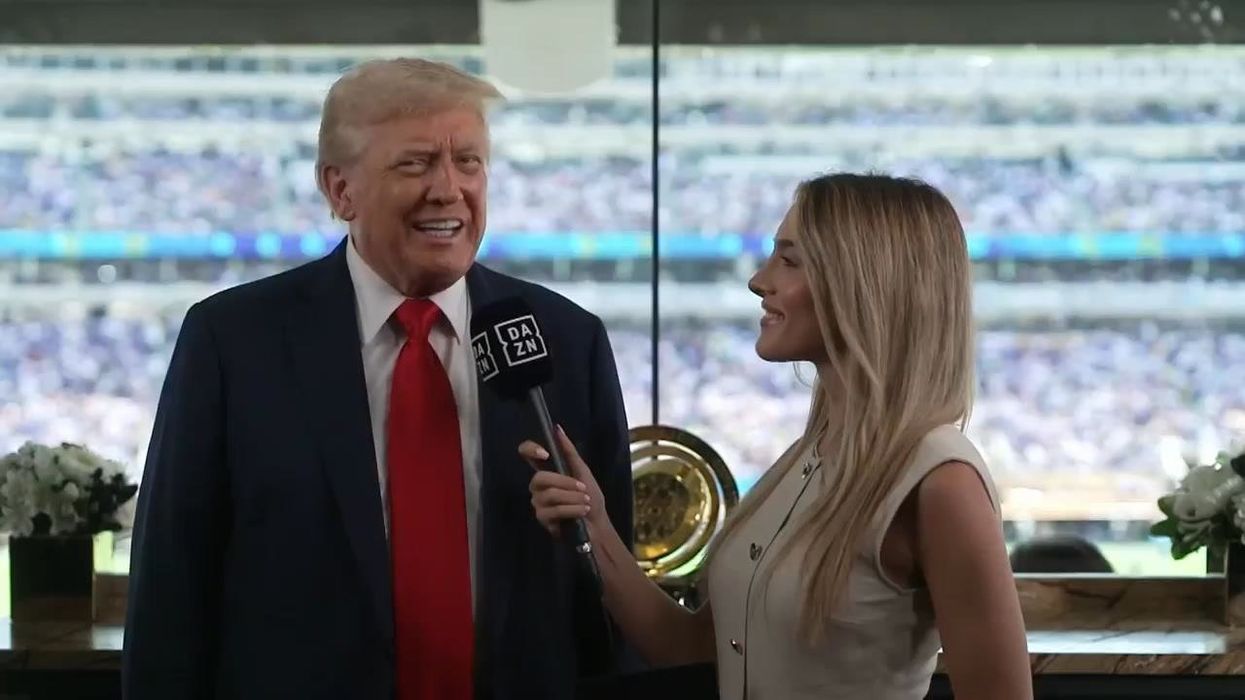 Cole Palmer spotted looking baffled by Trump crashing awkward Club World Cup ceremony