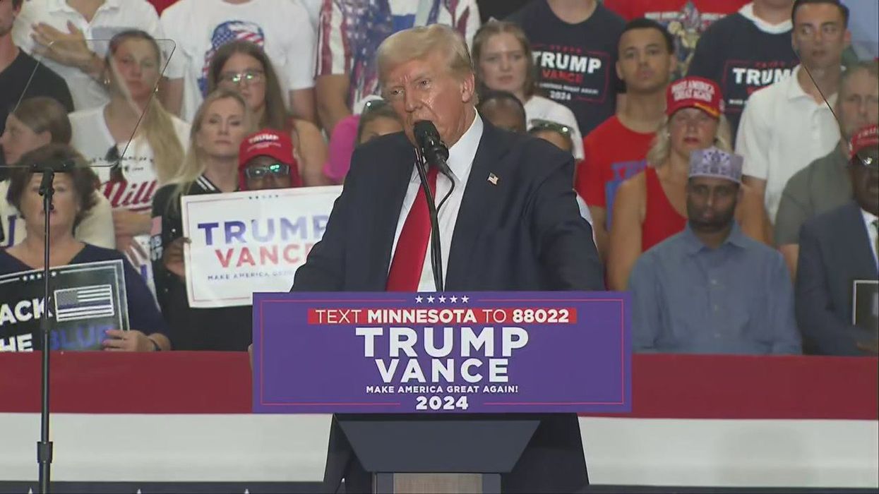 Donald Trump ridiculed as he goes after ‘criminals’ in Minnesota rally speech
