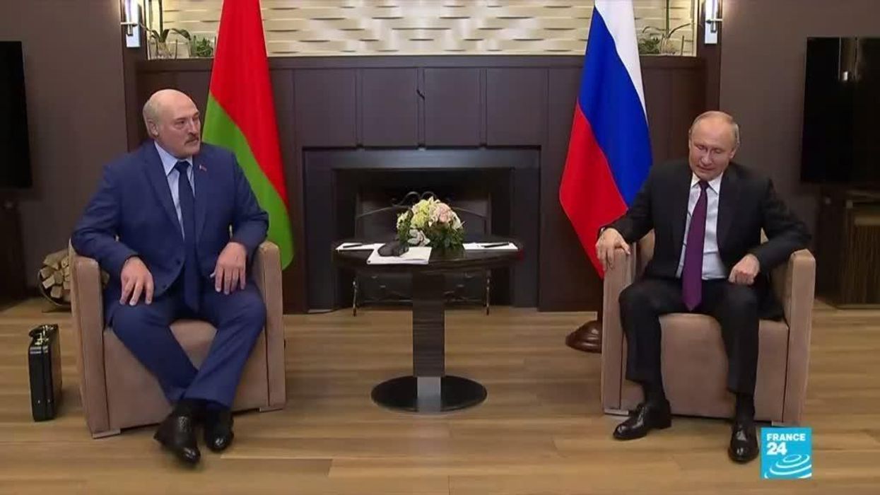 Clip of Lukashenko talking to Putin spliced into all sorts of scenarios