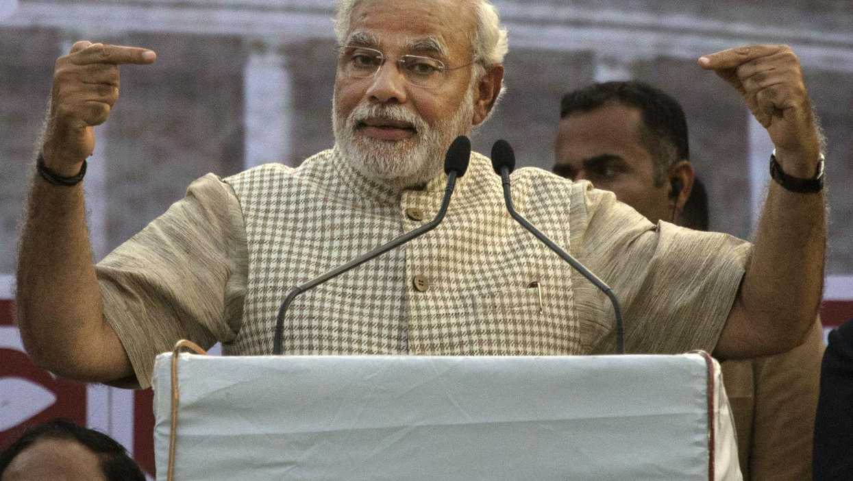 Indian prime minister Narendra Modi