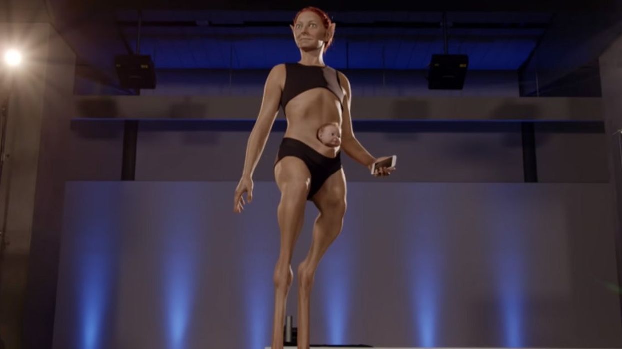 This reimagining of the perfect human body is absolutely terrifying
