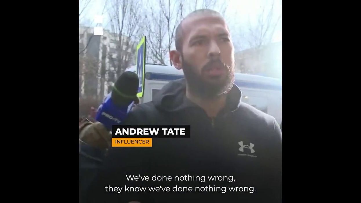 How is Andrew Tate able to tweet from jail?