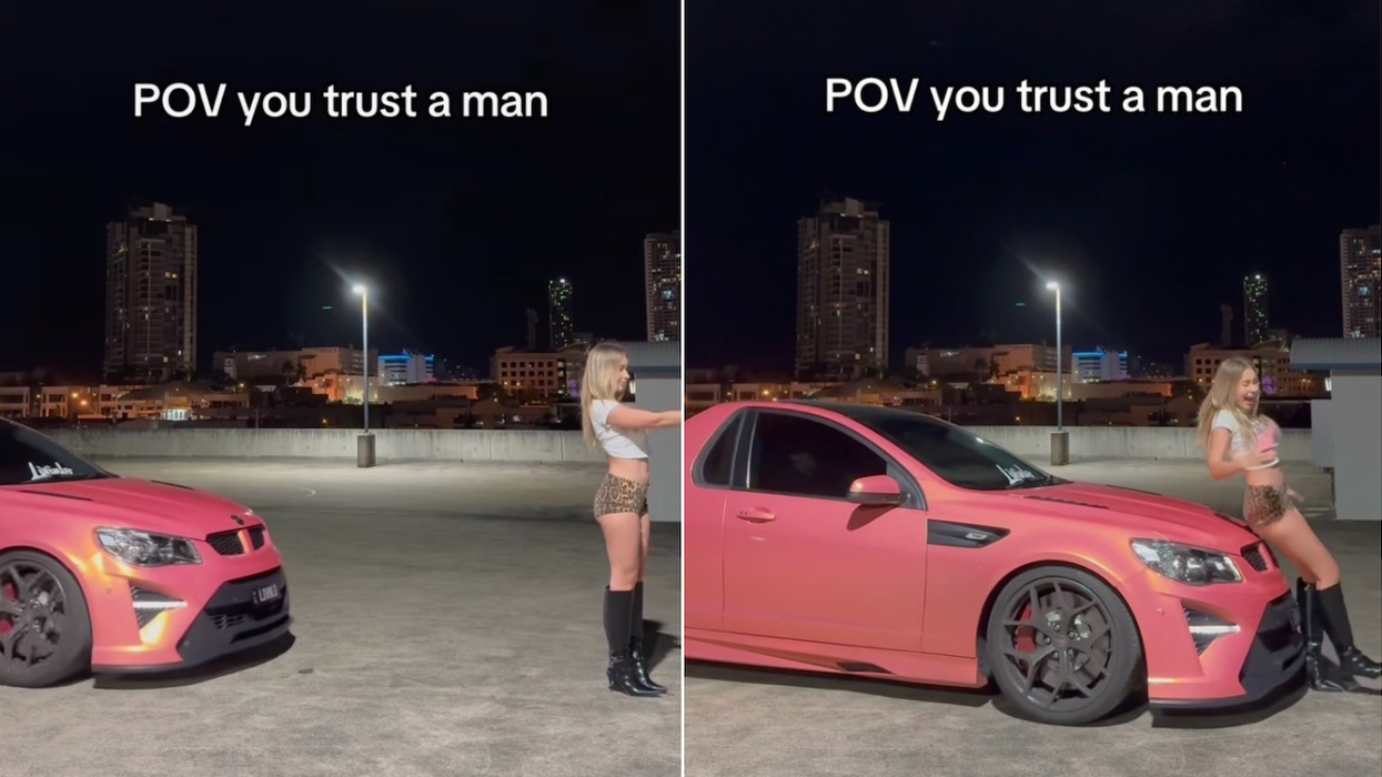 Influencer fractures ankle after attempting dangerous 'trust him' viral trend