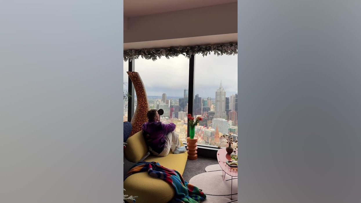 Influencers show terrifying reality of living in a high-rise building when it's windy