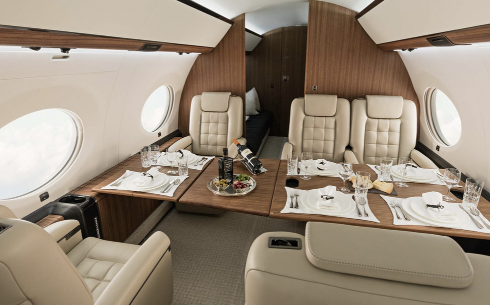 Inside look of Gulfstream G650ER