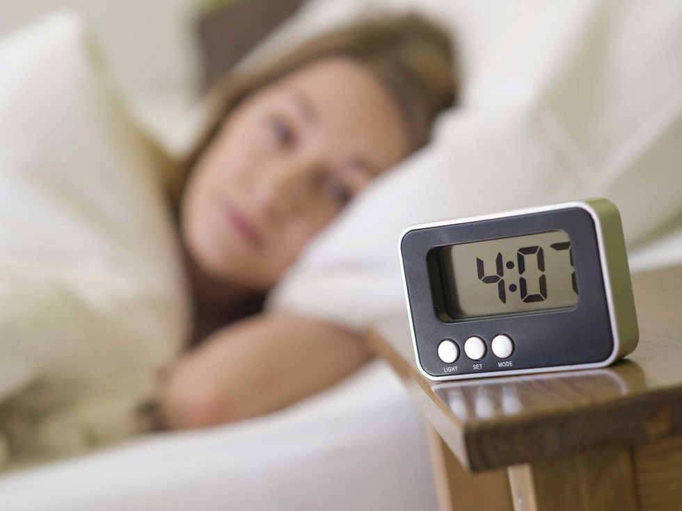 Insomnia is said to affect about one in three people in the UK