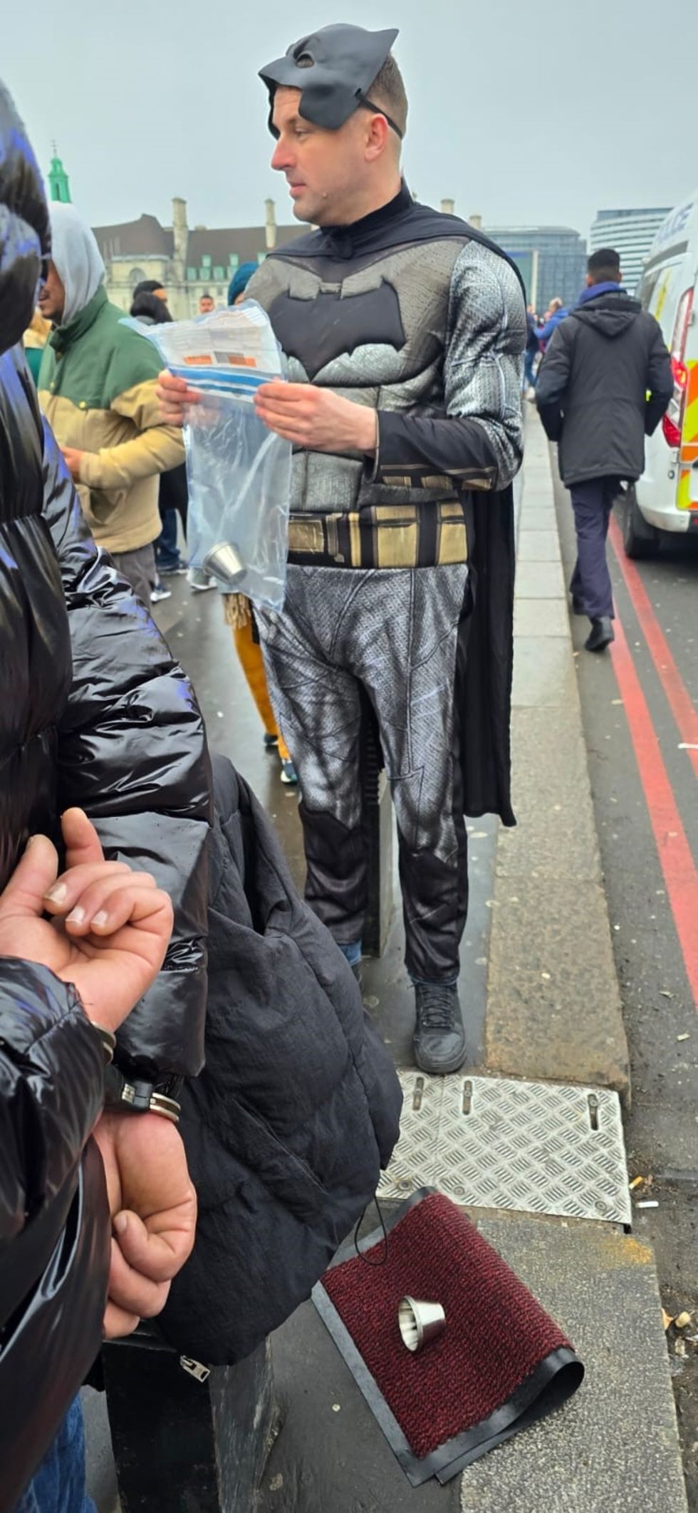 Inspector Darren Watson as Batman