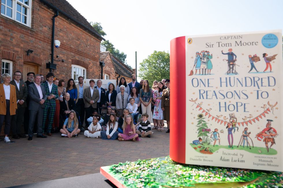 Inspirational people who feature in One Hundred Reasons to Hope (Joe Giddens/ PA)