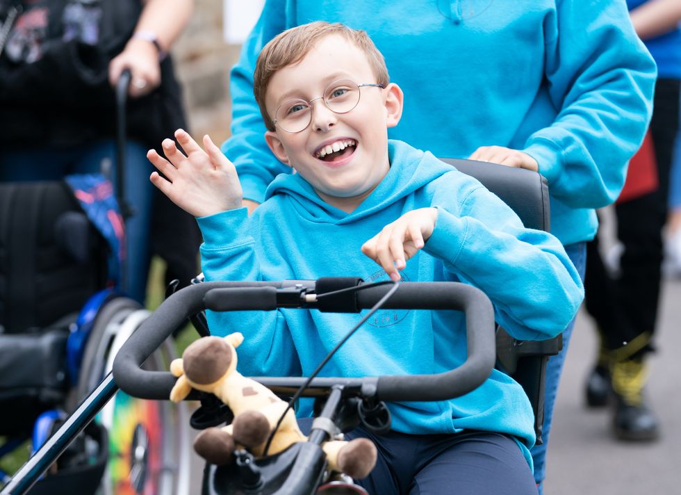 Inspirational young fundraiser Tobias Weller (Danny Lawson/PA)