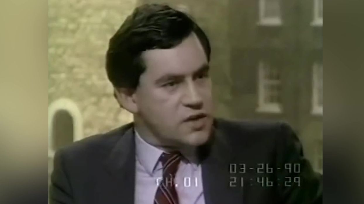 An interview with Gordon Brown in the 1990s eerily echoes the state of the UK today